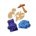 Набор песка для творчества - KINETIC SAND DINO (голубой , коричневый)