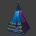 Игровая палатка-вигвам - ФИОЛЕТОВЫЙ ТИПИ (свет, 100х100х140 см)