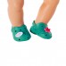 Обувь для куклы BABY BORN - Cандалии с значками (зеленые)