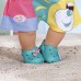 Обувь для куклы BABY BORN - Cандалии с значками (зеленые)