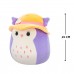 М'яка іграшка Squishmallows – Сова Холлі (19 cm)